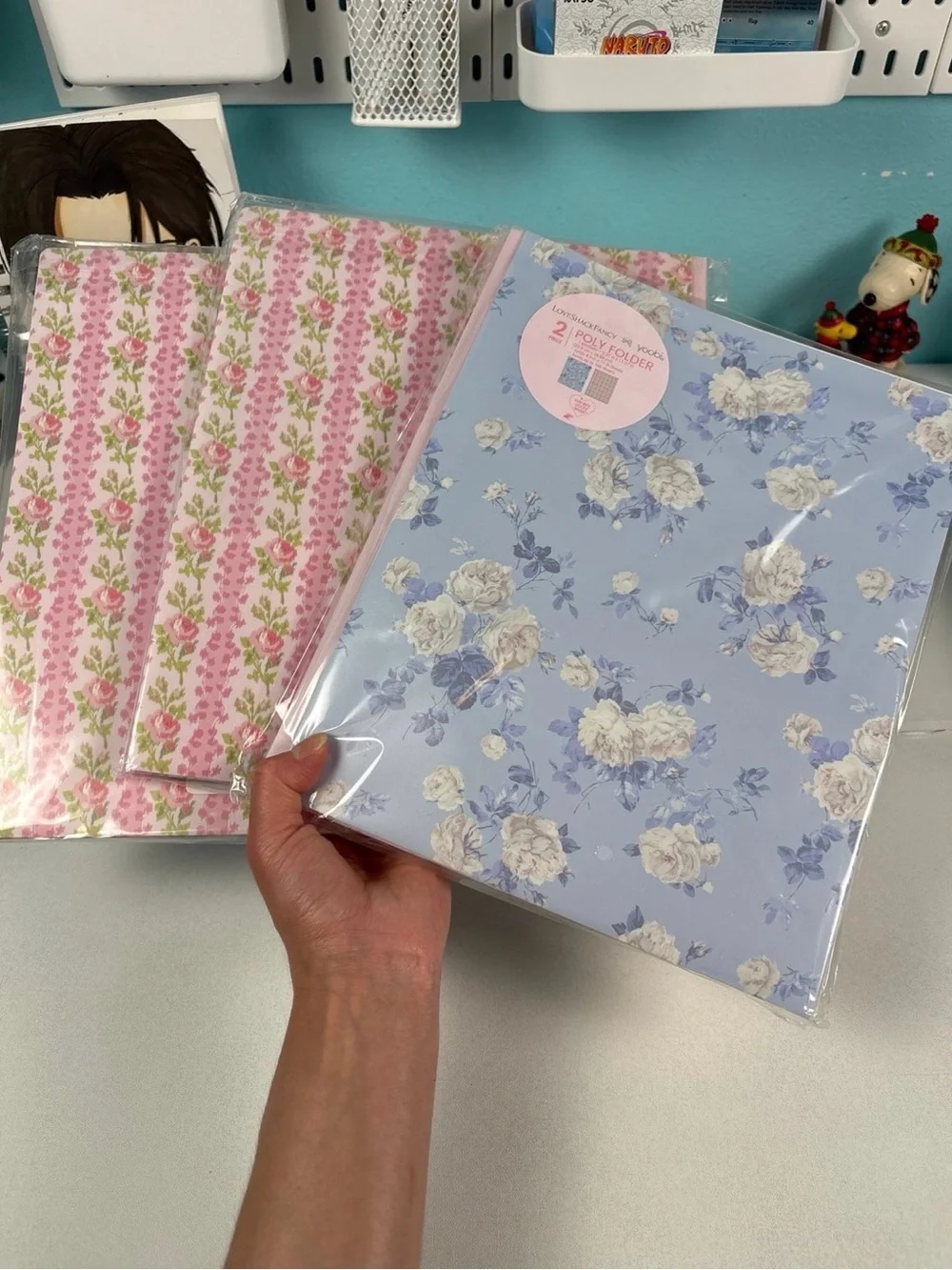 Loveshackfancy x target yoobi poly folder bundle